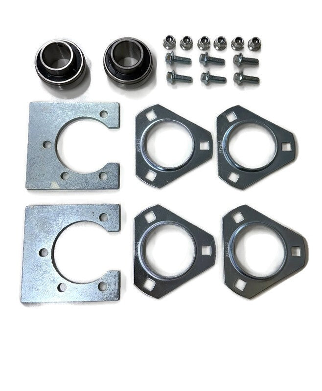 1 1/4 Axle Bearing Kit with Flangettes and Hangers Go Kart Drift