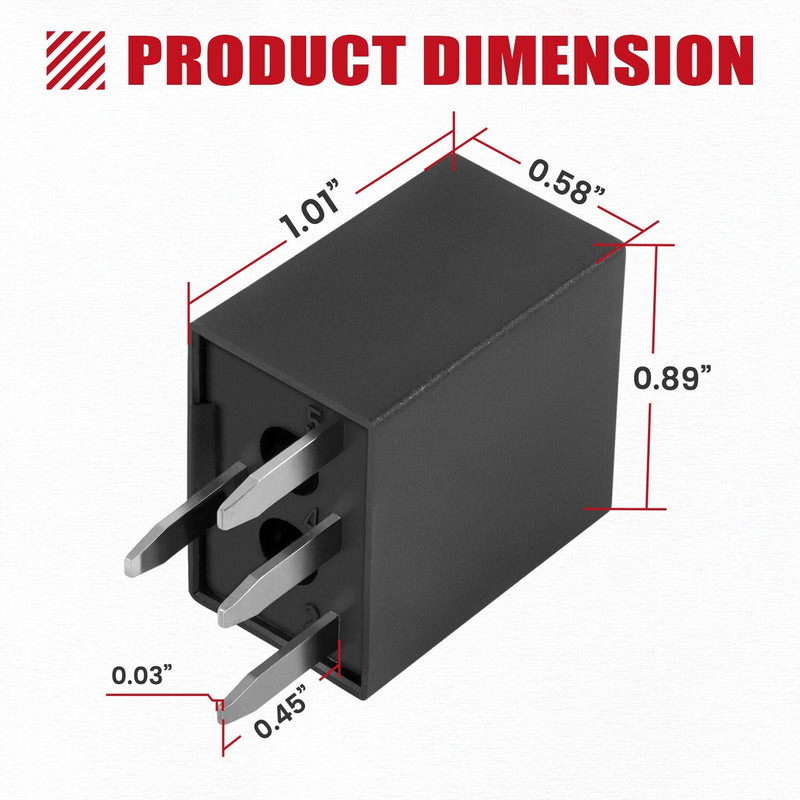 15016745 Multi-Purpose Headlight Relay for GMC Envoy Chevrolet, 2 Pieces