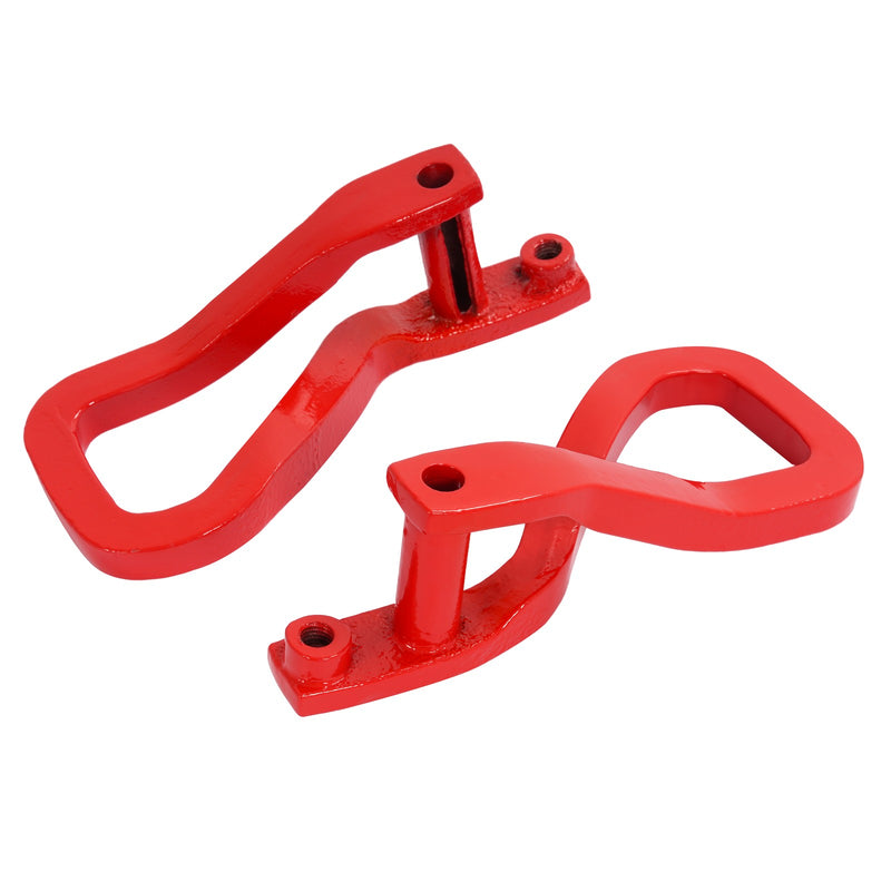 Heavy Duty Front Car Tow Hooks With Bolts Red for GMC Sierra 1500 2019-2026