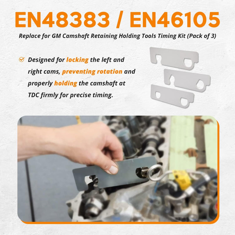 EN-48383 EN-46105 Camshaft Holding Tool Kit for 2.8L 3.0L 3.6L V6 Engines
