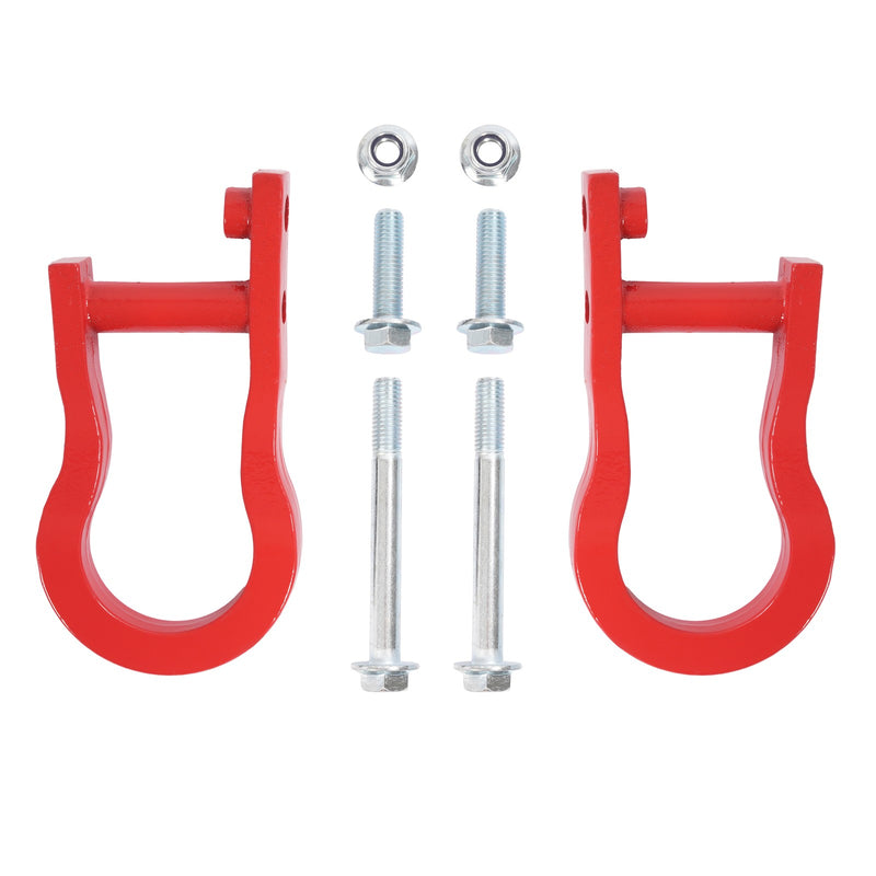 84192871 Red Tow Hook for Chevrolet Silverado for GMC Sierra 1500 2007-19 2pcs