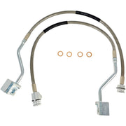 DURAFORCE 89310S Front Extended Stainless Steel Brake Line for Ford Bronco F-150 4WD 2X