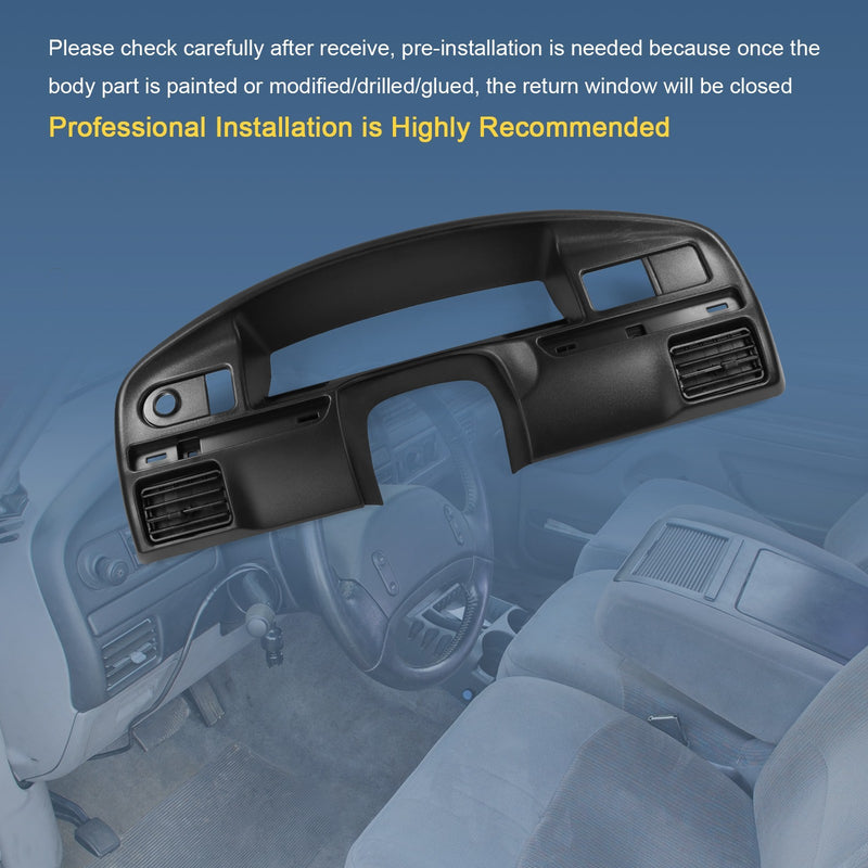 Dashboard Instrument Cluster Panel Bezel for Ford F250 F350 Diesel 7.3L V8 94-97