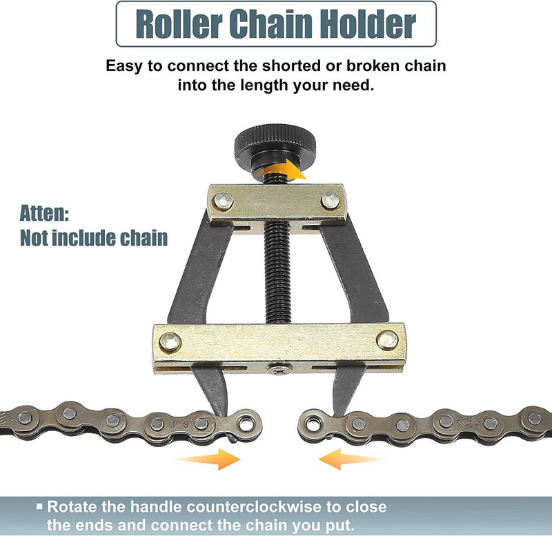 25-60 Chain Detacher Breaker Roller Chain Tool Kit for Motorcycle Go-Kart ATV