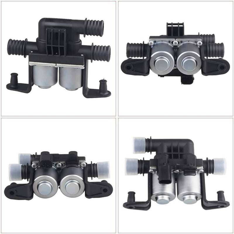 64116910544 Heater Control Water Valve for BMW X5 X6 E53 E70 E71 2003-2017 Black