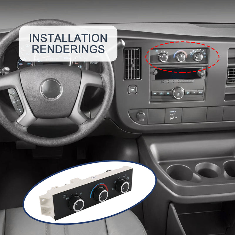 84793086 AC Delco Climate Control Unit for Chevy Express Van Savana 3500 2500