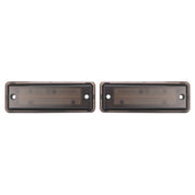 DURAFORCE Smoke LED Rear Side Marker Lights Lamps for El Camino Caballero 1978-1987 2X