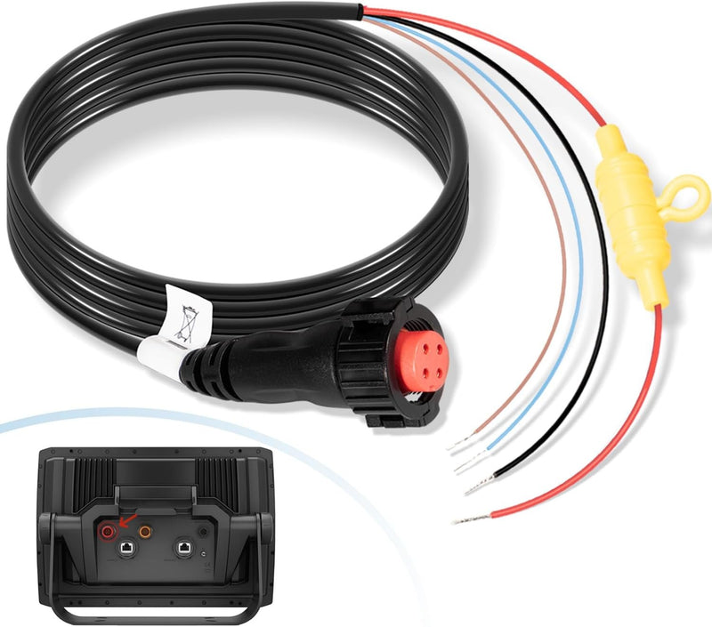010-12938-00 Power Cable 4-Pin for Garmin EchoMAP Ultra 2 102 106 122 126sv