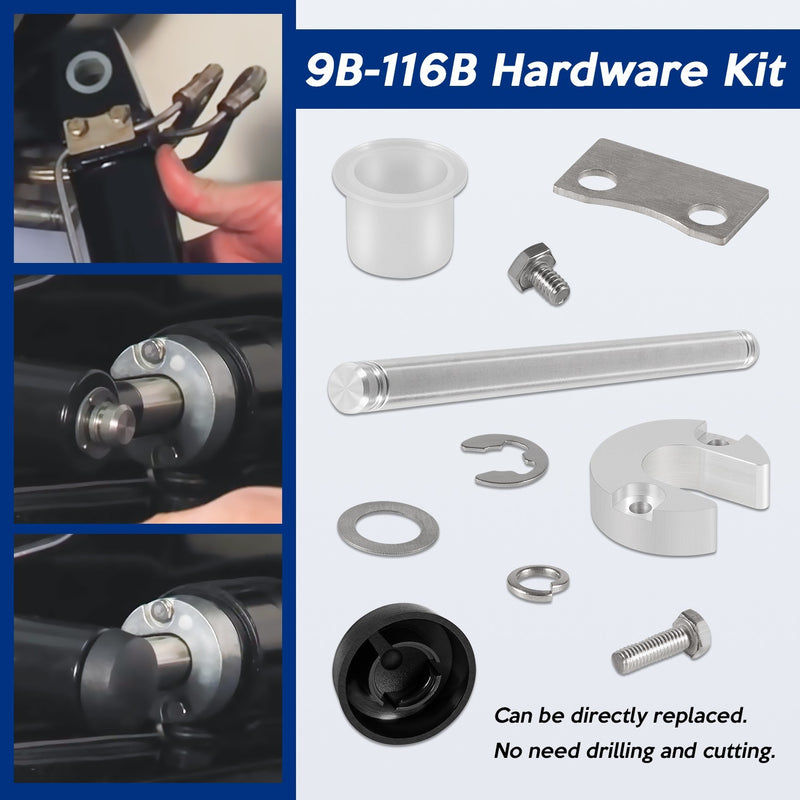 9B-116 Trim Cylinder Pin Cap Bushing Hardware Kit for MerCruiser Alpha 1 Gen 2