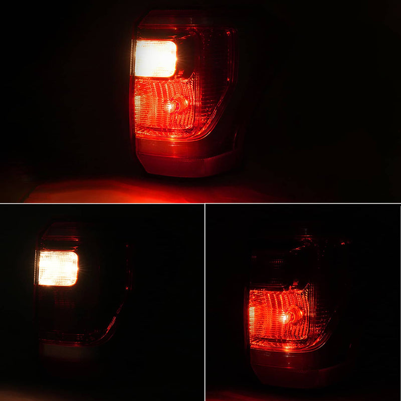 DURAFORCE Tail Light Brake Lamp Right Side for Ford 2018-2021 Expedition XL XLT Halogen