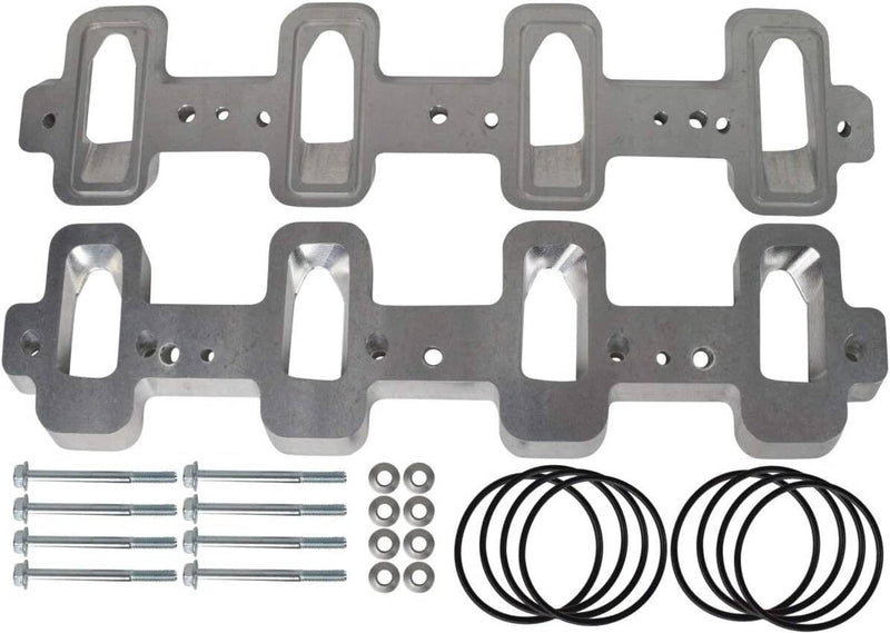 LS1 Cathedral Port Cylinder Head to LS3 LSA ZL1 CTS-V Supercharger Adapters