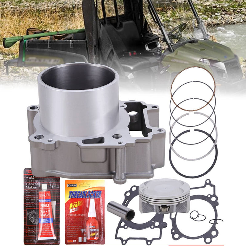 Cylinder Piston Top End Rebuild Gaskets Kit for Polaris RZR Ranger Sportsman 570