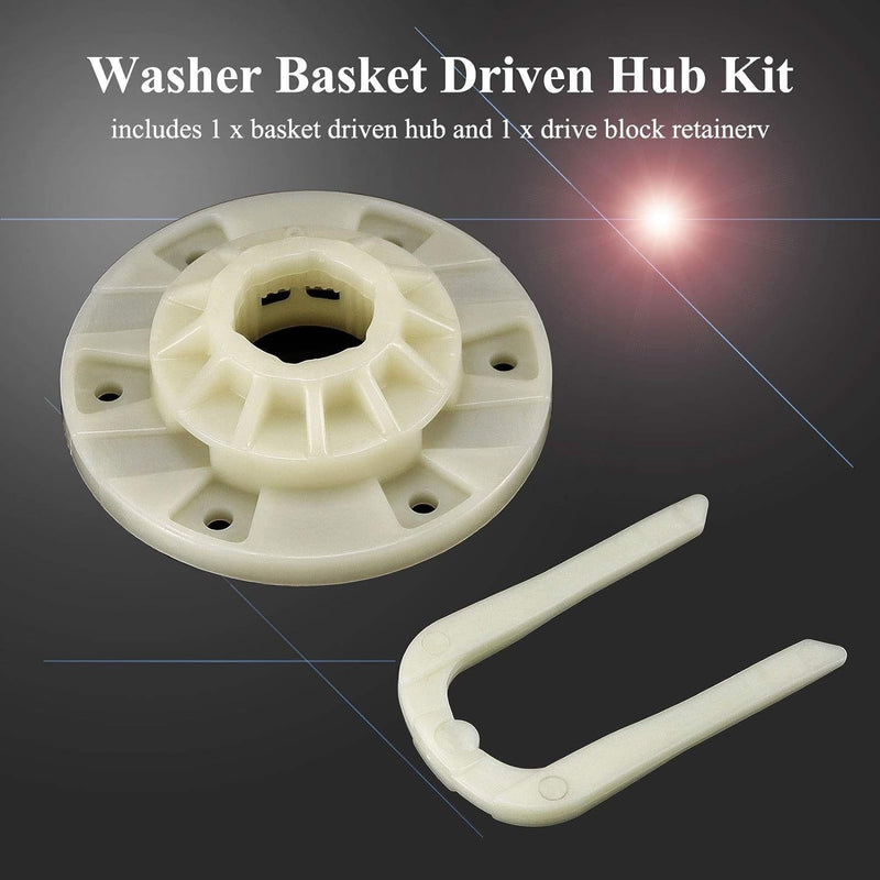 Washer Drive Hub Kit for Whirlpool Maytag Washing Machine 2x W10528947 W10396887