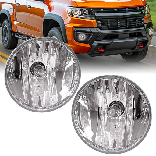 DURAFORCE #15839896 Clear Lens Fog Light Lamps Bulbs LH RH for Chevy Colorado 2007-2022