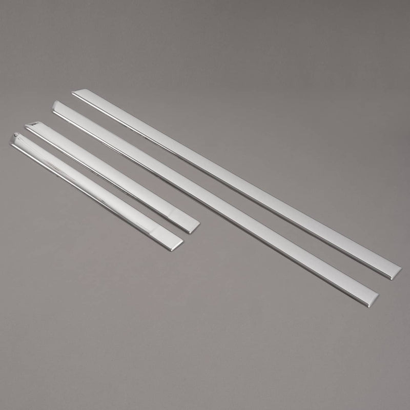 DURAFORCE Side Door Molding Trim Cover Kit for Jeep Grand Cherokee 2011-2013 Chrome