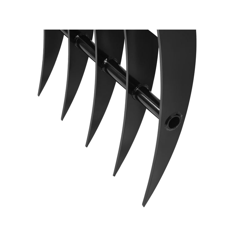 Mini Excavator Attachment Rake 5 Tools for Mini Excavator Heavy Duty Thick