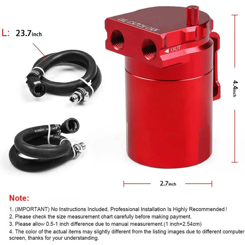 Oil Catch Can Separator for Ford F150 5.0L Raptor 2.7L 3.5L Ecoboost 11-21