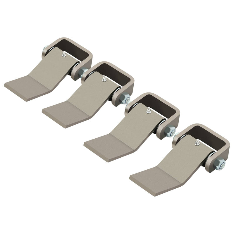 DURAFORCE 4 Strap Style Long Leaf Steel Weld On Dump Trailer Door Hinge Greaseable Cargo