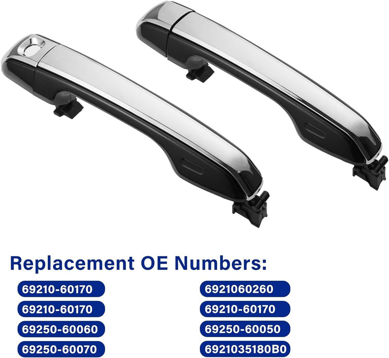 69210-60170 Outside Door Handle for Lexus GX460 2010-17 Four-Piece Set D