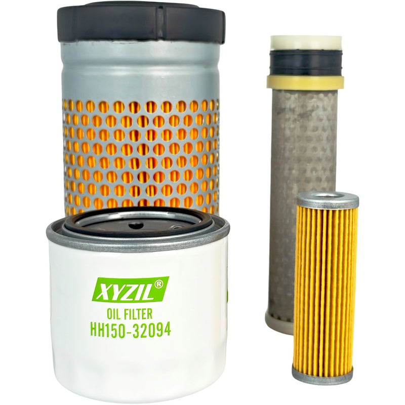 Service Filter Kit for Kubota K008 K008-3 Excavator With D722 Engine SN 20063
