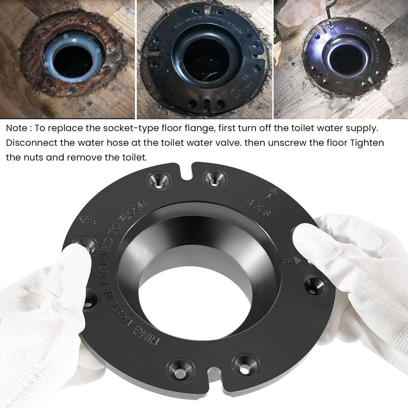 385345892 3" Toilet Socket Floor Flange for Dometic Sealand RV Toilet