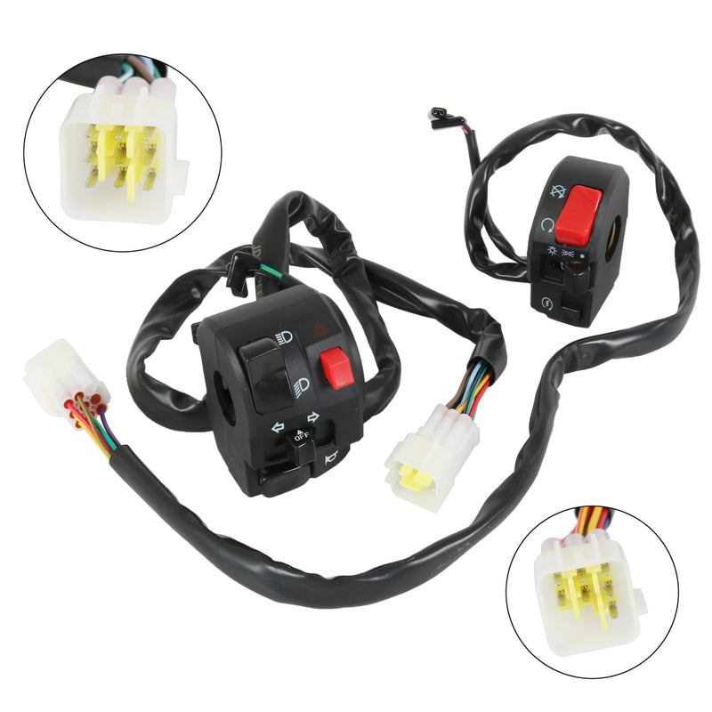 7/8" Handlebar Horn Turn Signal Fog Light Controller Switch for Motorcycle