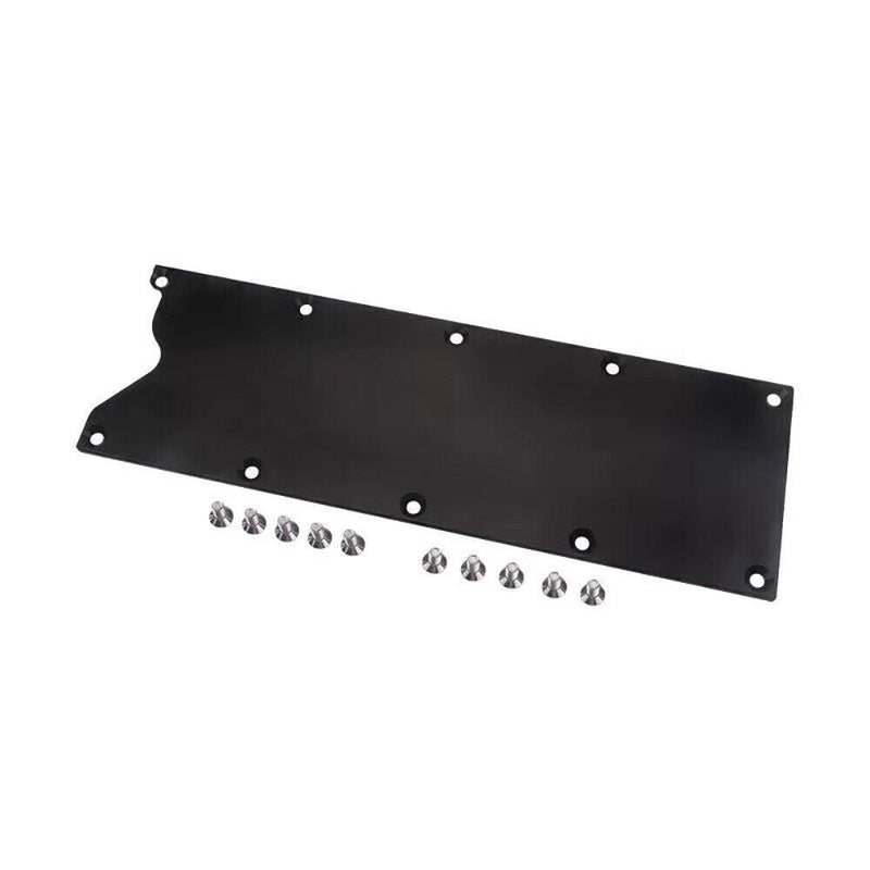 Billet Knock Sensor Delete LS6 LSX for LS Gen 3 Valley Pan Cover + Gasket Plate