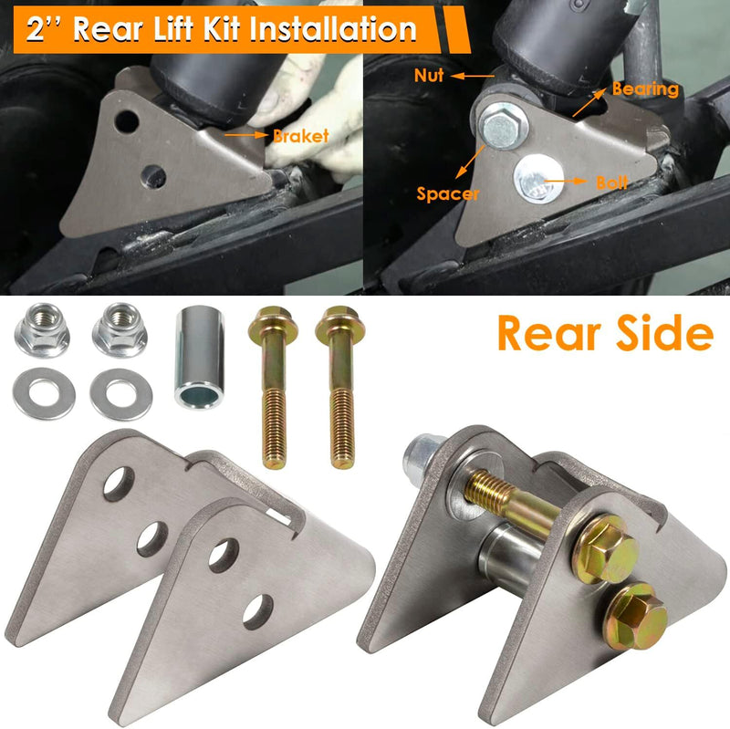 2'' Front Rear Lift Kit for Polaris Ranger 400 500 800 Crew Midsize 10-14