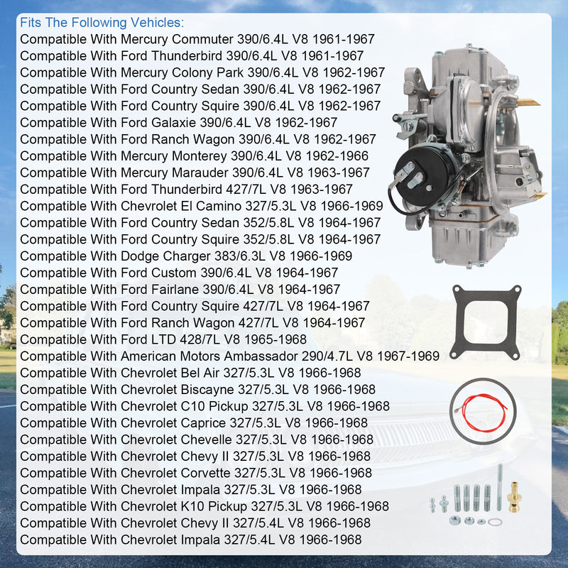 FR-80457SA 4 Barrel 600 CFM Street Warrior Electric Choke Polished