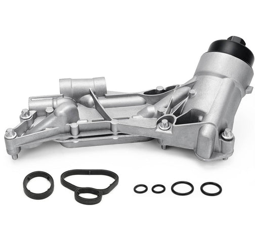 DURAFORCE 93186324 Engine Oil Cooler Filter Housing Assembly for Chevy Cruze Aveo 1.6L 1.8
