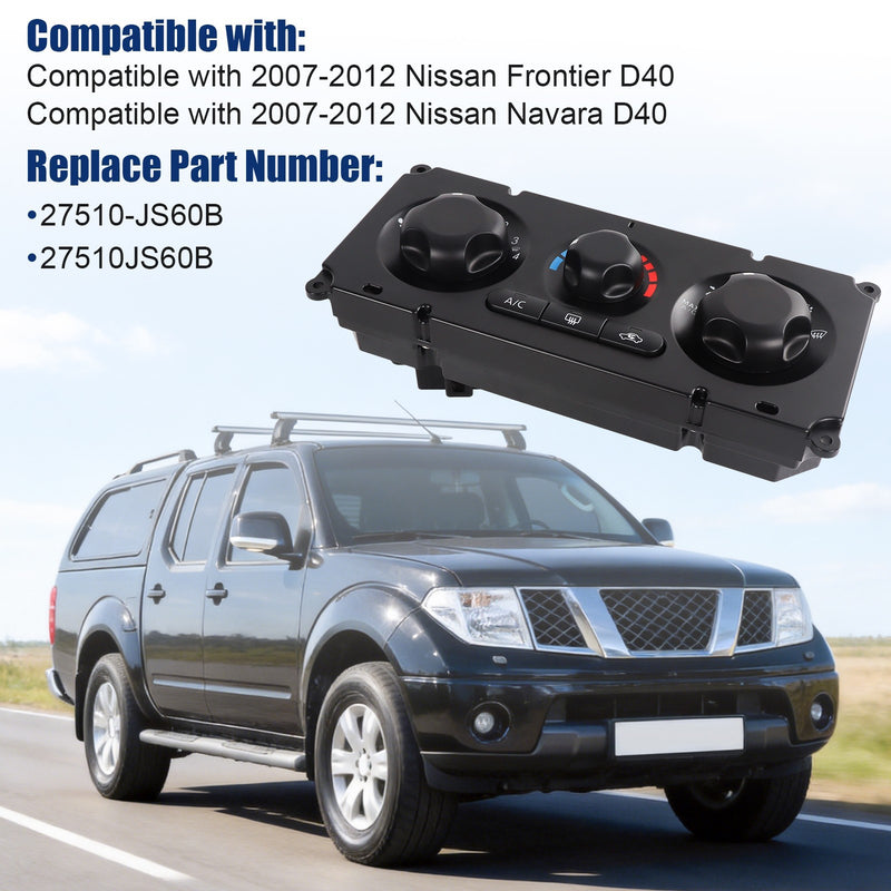 27510JS60B AC Heater Control Panel for Nissan Frontier 2007-2012