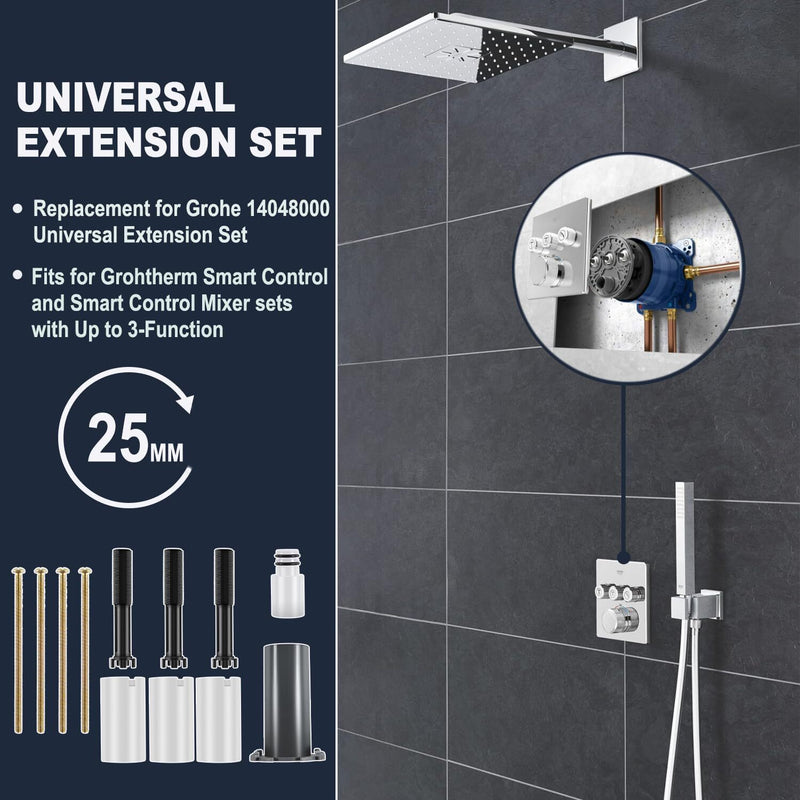 14048000 Universal Extension Kit for Grohe Grohtherm SmartControl Trims