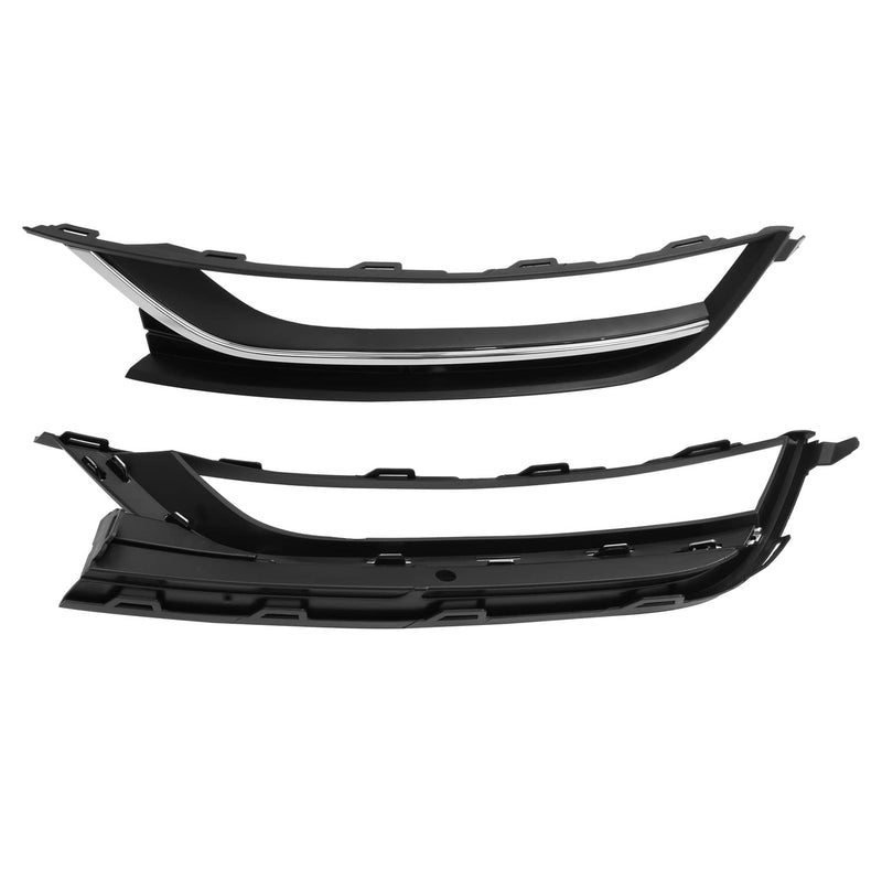 DURAFORCE Front Bumper Fog Lights Corner Lamp & Lower Grille for VW Passat 2012-2015 7PC