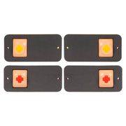 DURAFORCE Front Rear Side Marker Lights for Chevrolet and GMC C/K Pickup Trucks 1968-1972