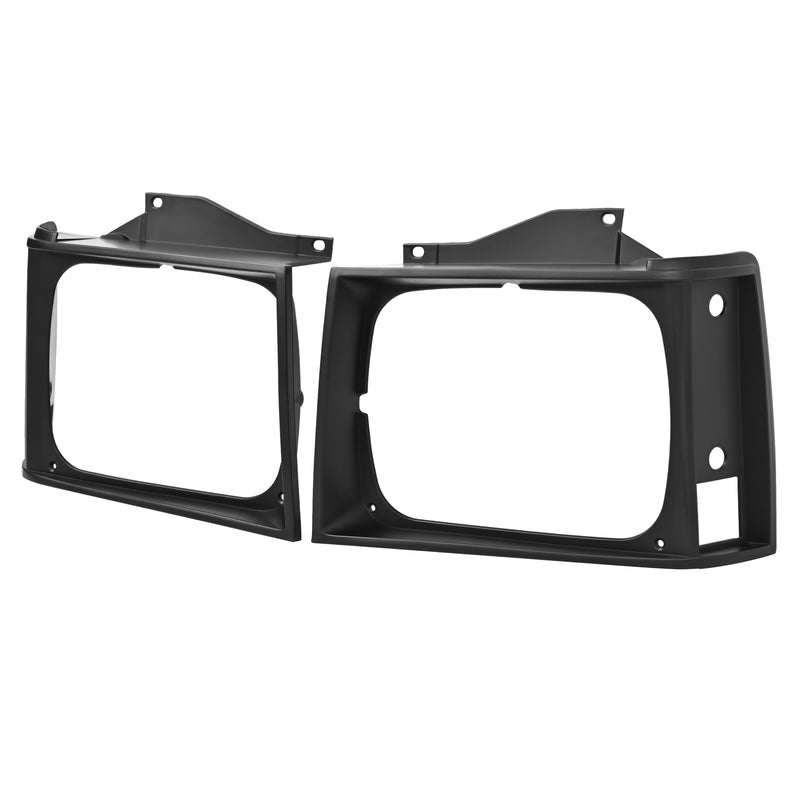 ABS Headlight Bezel Door Set for Chevrolet S10 for GMC S15 Jimmy 1982-1990 Pair