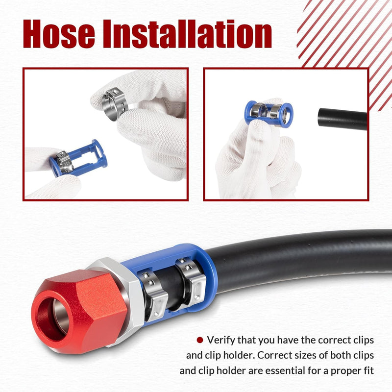 800-671 A/C Line Splice Kit for 3/8 Line With No.6 Hose 24 Line to Hose Repair