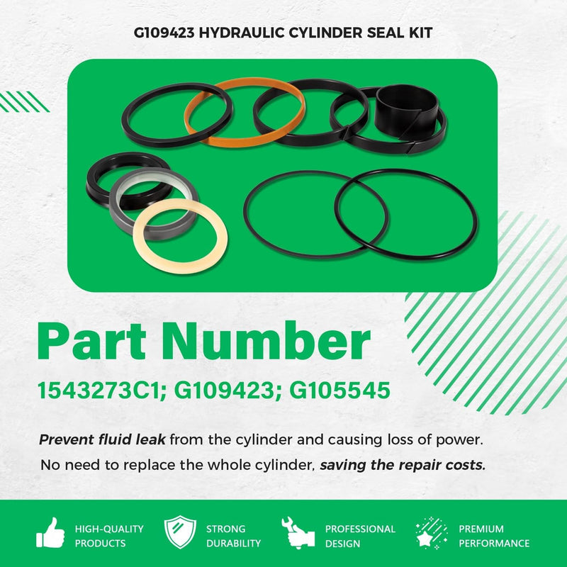 G109423 G105545 1543273C1 Hydraulic Cylinder Seal Kit for Case 450 455 550 580