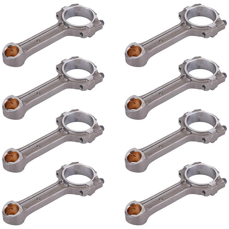 12577583 Floating Pin Connecting Rod 8Pcs for GM 5.3L 6.0L 6.2L LS2 LS3 Gen IV