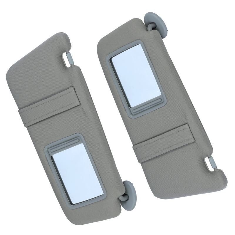 Sun Visor Left & Right Side With Sunroof Gray for Toyota Camry 2007-2011 Pair