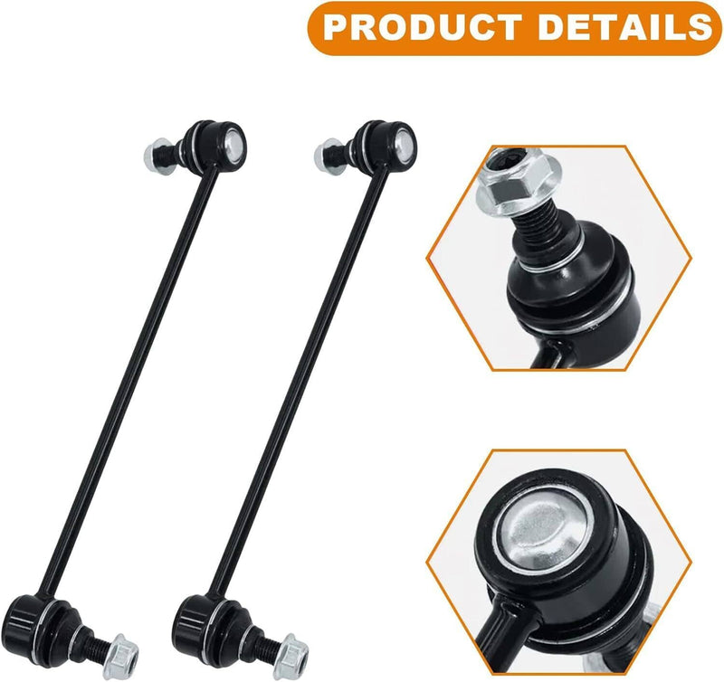 10Pcs Suspension Control Arms Tie Rod Sway Bar Kit for Nissan Altima 2007-2013