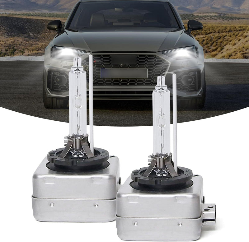 D1C D1S D1R 6000K White HID Xenon Headlight Bulbs OEM Replacement 2Pcs