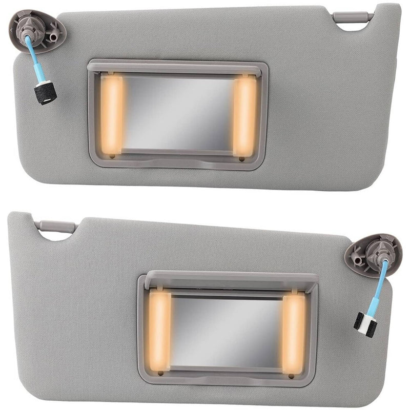 2Pcs Sun Visor with LED Light Mirror for Honda Accord 2008-2017 83280-TA5-A51ZA
