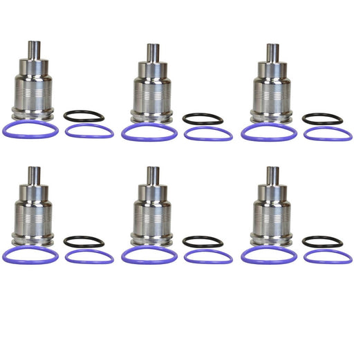 DURAFORCE 21515329 21401136 Fuel Injector Sleeve Cup Set for MACK MP10 MP7 MP8 6X