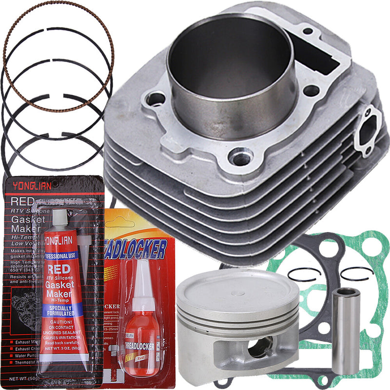 Cylinder Piston Top End Gasket Kit for Yamaha Big Bear 350 YFM350U 1996-1999