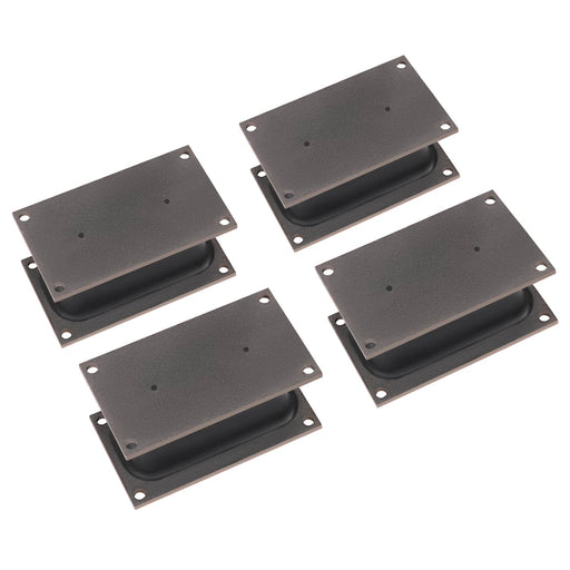DURAFORCE Rubber Isolator Shock Mount for Stanley Bobcat Hydraulic Compactor 4PC