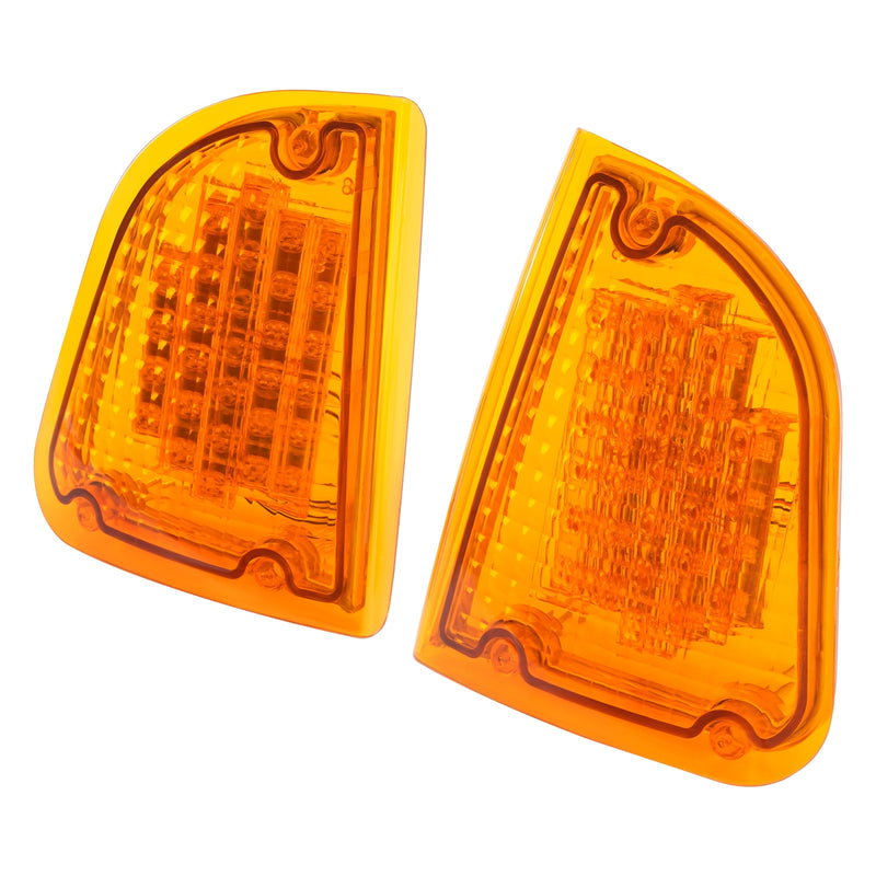 Amber Turn Signal Lights for KW for Kenworth K300 T300 T330 T600 1986-2008 Pair