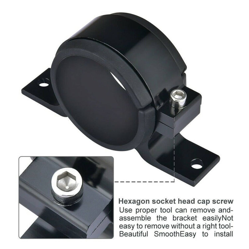 58MM Fuel Pump Single Mount Bracket External Filter Clamp Cradle