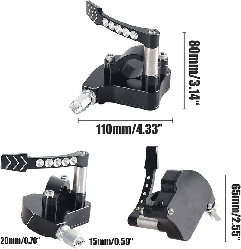 Billet Thumb Throttle for Yamaha Banshee YFZ 350 Blaster 200 Raptor 660R YFM660R