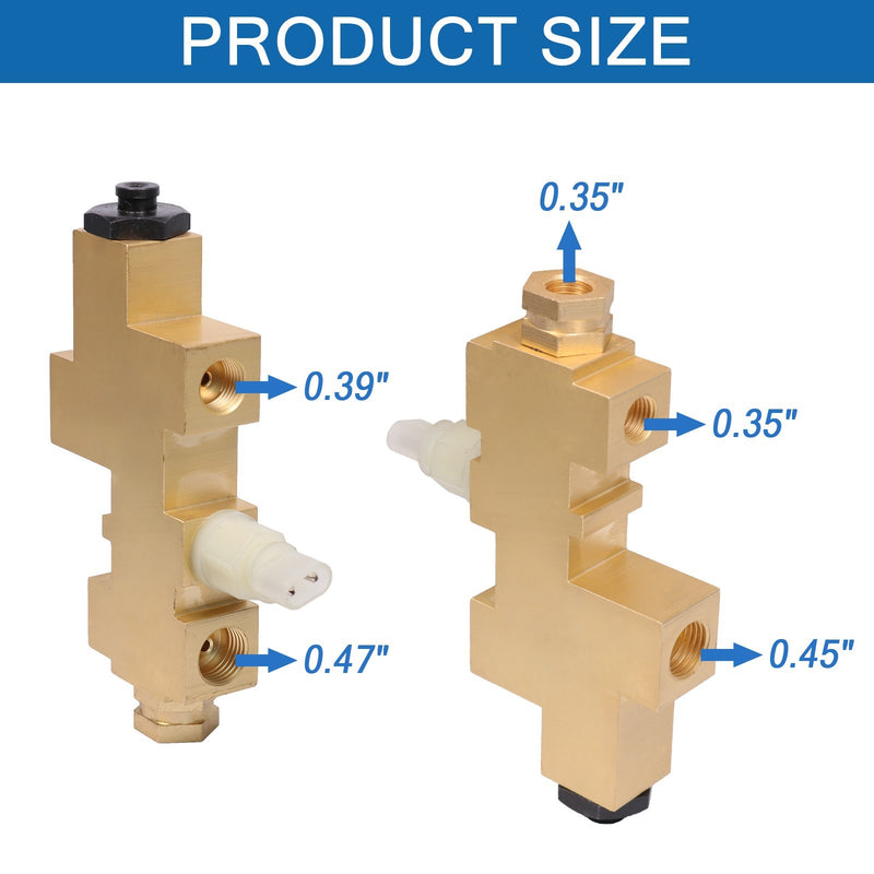 Brass Brake Proportioning Valve for Jeep CJ XJ YJ Wrangler 1987-1996
