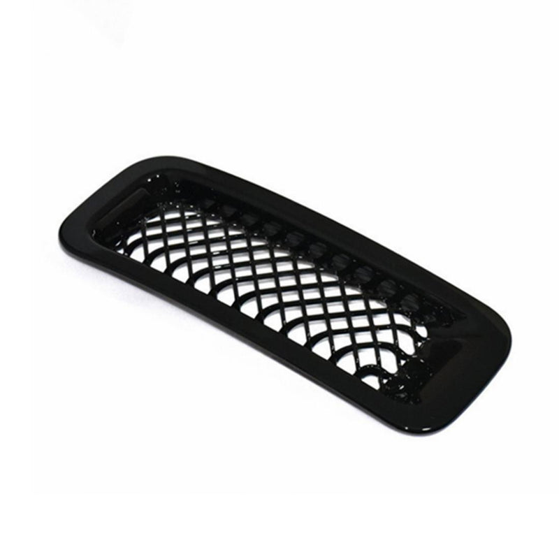 Black Front Mesh Grill Grille Insert Cover for Jeep Patriot 2011-2017 7 PCS
